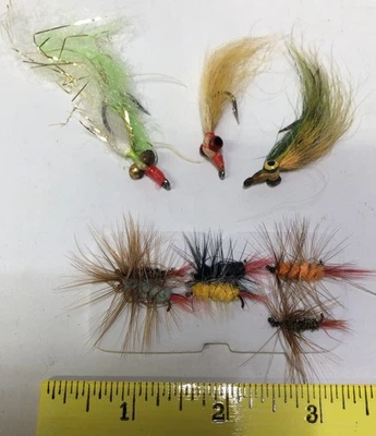Vintage Fly Fishing Flies  Old Fishing Lures - Image 1 of 3