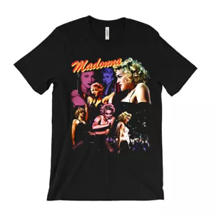 T-shirt Madonna - ventilatore - Vacanze centro di New York anni '80 - Like a Prayer - Ragazza materiale - Foto 1 di 2