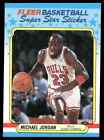 1988-89 Fleer Stickers Michael Jordan Chicago Bulls #7 C08