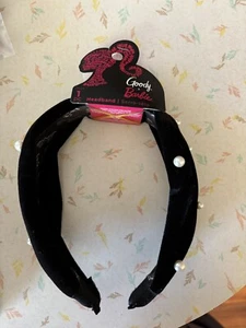 Goody Barbie Perlen Stirnband - Schwarz 1ct Neu - Bild 1 von 2