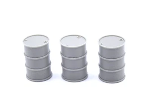 ALEZAN MODELS . ACCESSOIRES 1/48 . SET DE 3 BIDONS DE 200 LITRES . - Imagen 1 de 1
