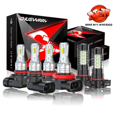 Para Para Chevrolet Colorado 2015 2016 2017 2018 2019 LED Faro + Luces Antiniebla Foto 1 de 4