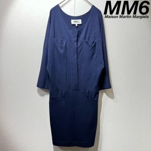 MM6 MAISON MARGIELA Rayon No-collar Dress Dress Women Size Medium M - Picture 1 of 9