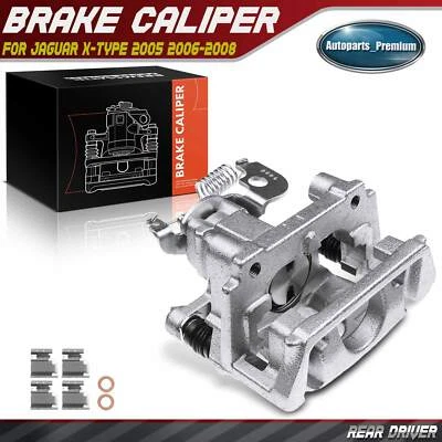 Pinza de freno de disco con soporte con pistón de metal para Jaguar X-Type 05-08 trasero izquierdo Foto 1 de 4