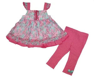 Girls' Capri Pant & Tank layered Set Baby Headquarters - PINK NWT - Picture 1 of 1
