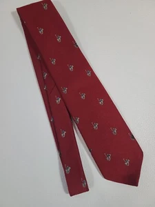 Polo Resilio Para Hombre Cuello Punta Formal Bordado Caballo Rojo 53" x 3" - Imagen 1 de 6