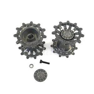 1/16 Mato Henglong Challenger II RC Tanque MT203S Piñones de metal Ruedas de conducción - Imagen 1 de 6
