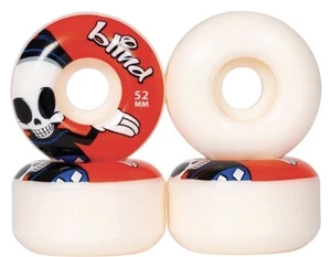 Blind Reaper Character Skateboard Wheels 52mm 99A White/Red (Set of 4) NEW - Picture 1 of 4