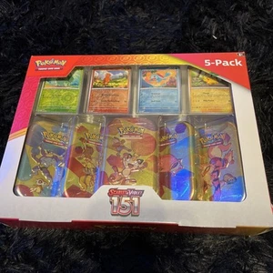 Pokemon TCG Scarlet & Violet 151 Costco 5 Pack Mini Tins Bundle - Picture 1 of 5