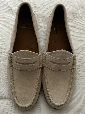 Mocasines Madewell x G.H.BASS para mujer $185 Whitney Weejuns® blanco roto talla 9 NO855 Foto 1 de 4