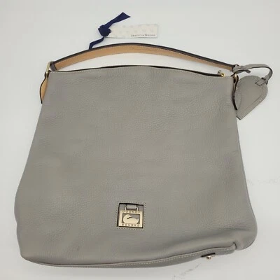Bolso grande Dooney & Bourke North/South Sac gris nuevo con etiquetas Foto 1 de 4