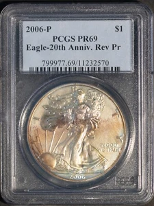 2006-P $1 Silver American Eagle Reverse PR69DCAM PCGS # 11232570 + Bonus - Picture 1 of 2