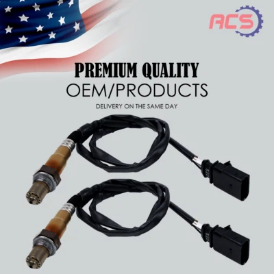 Sensor de oxígeno O2 aguas abajo 2 piezas OEM para VW Jetta 2005-2014 2,0 L 2,5 L 234-4754 Foto 1 de 4