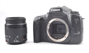 【Mint】CANON EOS 7 + EF 35-80mm f/4-5.6 Ⅲ 35mm film camera From Japan #1587 - Picture 1 of 23