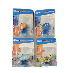 Disney Finding Nemo Micro Collection 4 Figure Set Dory Squirt Bruce Cake Topper - Picture 1 of 7