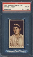 1912 T207 Recruit John B. Miller PSA 7 Pittsburgh Pirates