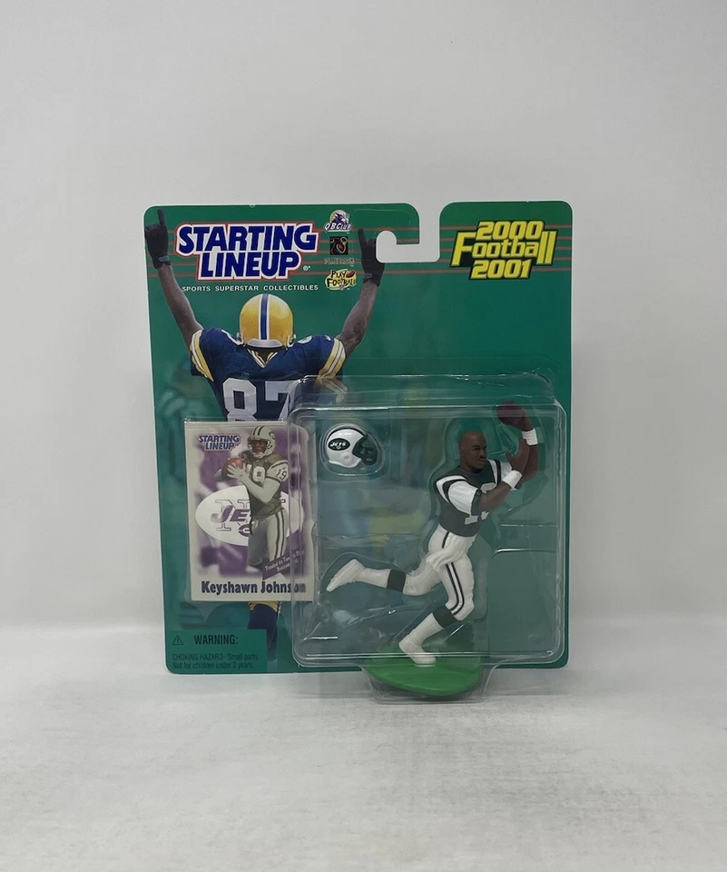 2000 2001 Hasbro Starting Lineup NFL NY Jets Keyshawn Johnson -