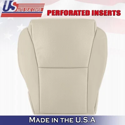 2008 For Toyota Solara Convertible Front Driver Bottom Leather Seat Cover Tan - Image 1 of 4