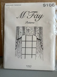M' Fay Patterns 9106 Cascade Valance - Picture 1 of 2