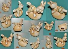 Osterhase auf Osterei Hase Osterfigur Figur Osterdekoration Ostern Rabbit Deko