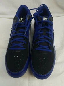 Nike Air MVP Strike Low Metal Baseball Cleats 535841-014 Sz 14 Black Blue - Picture 1 of 5