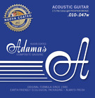 Adamas Strings for Acoustic Guitar Nuova Coated Single String Plain, Bare steel