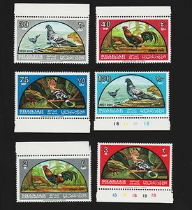 OPC 1965 Shajah Airmail Bird Set Sc#C28-C33 MNH - Picture 1 of 1