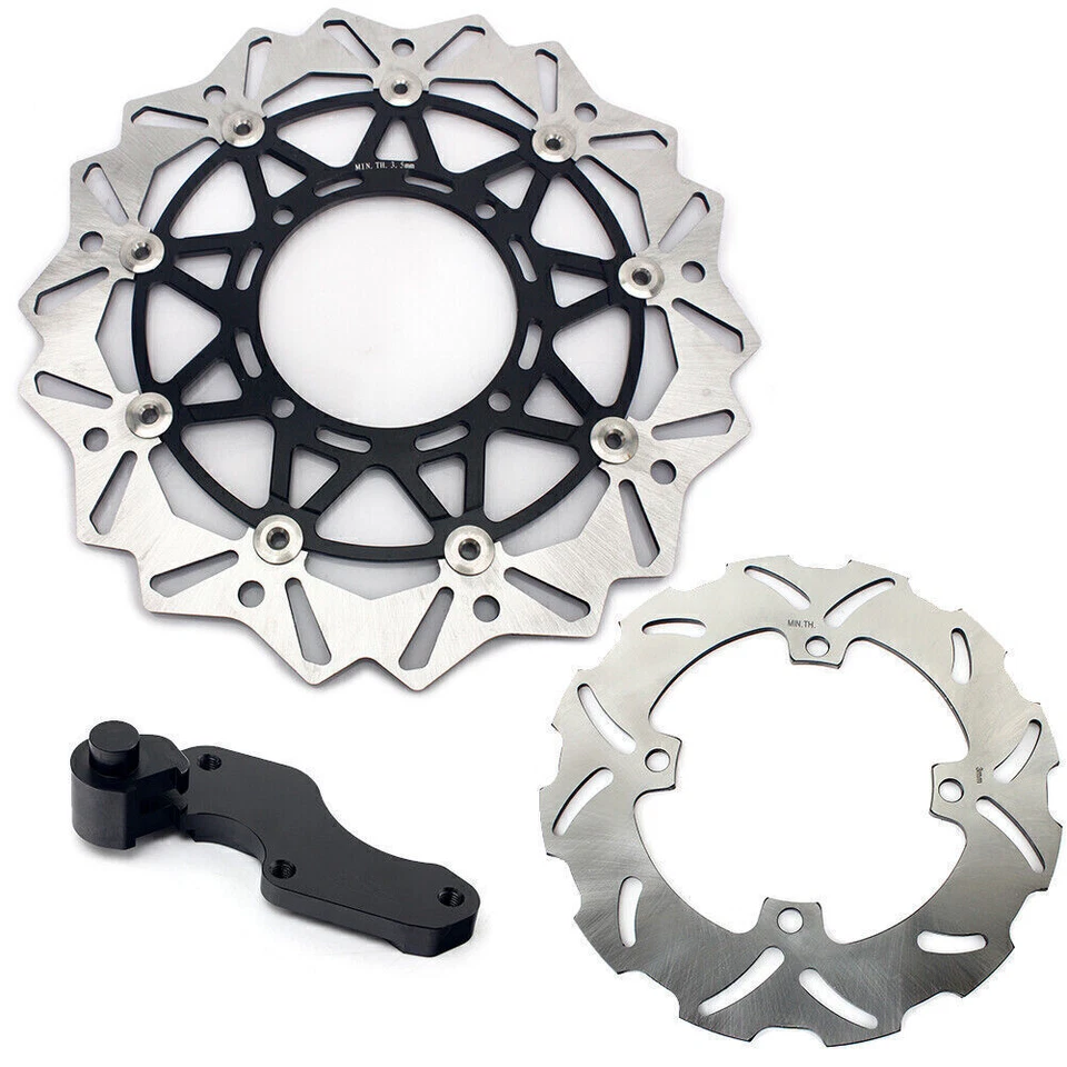 Rotores de discos de freno para Kawasaki 320 mm + adaptador KX250F KX450F KLX450R KX125/250 Foto 1 de 4