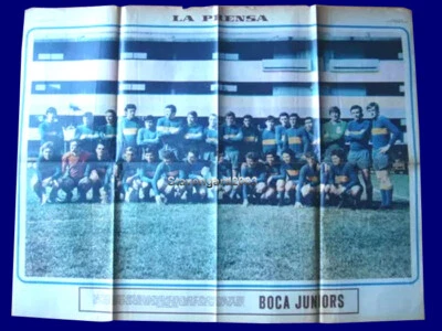 博卡青少年 1971 年原版海报 + 历史 74 x 58 厘米 — 第 1/4 张图片