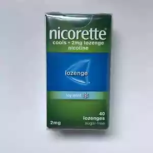 NICORETTE COOLS 2mg Lozenge - Icy Mint X 40 Lozenges - Picture 1 of 1