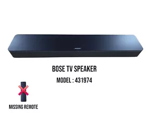 Bose TV Speaker Heimkino Soundbar - Fernbedienung fehlt / Top Zustand - Bild 1 von 5