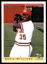 1993 Classic Best Springfield Cardinals Eddie Williams Springfield Cardinals #1