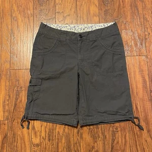 Carhartt Damen Shorts Größe 12 Blau Bermuda Taschen Kordelzug Saum Mama Wandern - Bild 1 von 15