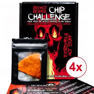 4x WORLDS HOTTEST CHILLI CHIP π₯ππ₯ ULTIMATE CHALLENGE - Picture 1 of 4