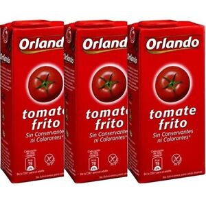 Orlando Spanish Tomato Sauce Tomate Frito Pack of 3 x 350 g DATED SEP/22