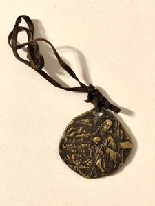 Medaglione bronzo d’epoca tema alpino Campiglio Rifugio Pradalago vintage collez - Foto 1 di 8