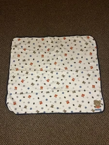 Child of Mine Carter's Little Champ Baby Blanket Teddy Bear Sports Tiger Blue - Picture 1 of 6