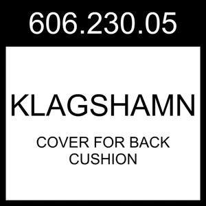 Funda para cojín trasero IKEA KLAGSHAMN Faringe marrón-naranja 606.230.05 - Imagen 1 de 1