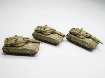 Lote de Pelotão Micro Machines Military Merkava Mk3 III Tanks IDF #1 3 7 - Imagem 1 de 4