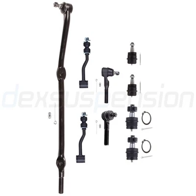 Kit de rótula de extremos de varilla de amarre delantera 9x para Jeep Cherokee Laredo Comanche 1991-2001 Foto 1 de 4