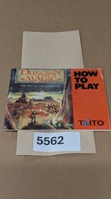 Dungeon Magic: Sword of the Elements- Nintendo NES- Manual Only **NO GAME!