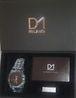 D1 Milano Italian Concrete Black, White Watch with link, new in a box, No tags