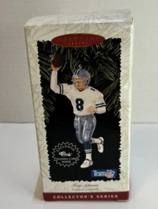 Hallmark Keepsake Ornamento Leyendas del Fútbol Troy Aikman Serie de Coleccionistas 1996 - Imagen 1 de 10