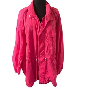 Ava & Viv pink zip drawstring waist jacket size 4X - Picture 1 of 6