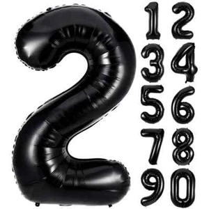 40" Big Foil Number Self Inflating Balloons Birthday Age Party Wedding Baloon - Picture 1 of 22