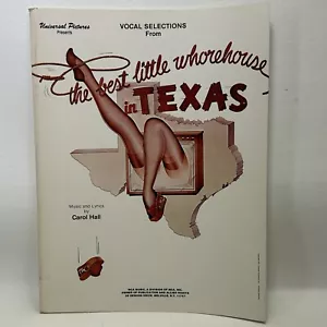 Best Little Whorehouse In Texas Vocal Selections Songbook Carol Hall 1979 - Picture 1 of 17