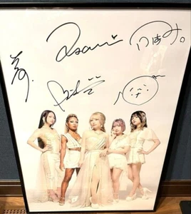 Lovebites All Members Autographed Poster Celebrity Artist from Japan - Picture 1 of 4
