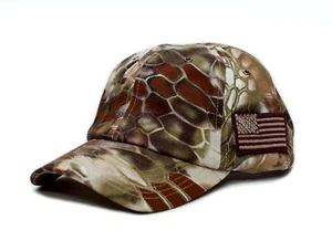 Gorra táctica de camuflaje sombrero bordado bandera estadounidense unisex del ejército EE. UU. - Imagen 1 de 10