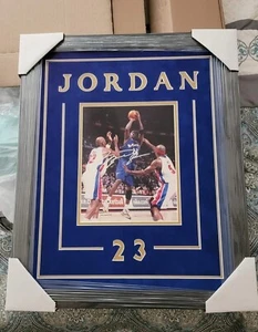 Michael Jordan UDA Autograph 8x10 W/ UDA Certificate CUSTOM FRAMED Bulls Wizards - Picture 1 of 16