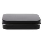 Storage Box Small Jewelry Candy Coin For Key Organizer Tin Flip Black Gifts Seal